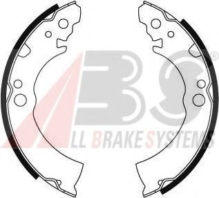 8596 ABS Brake System Brake Shoe Set