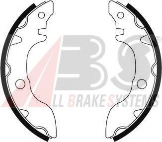 8672 ABS Brake Shoe Set