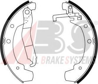 8764 ABS Brake System Brake Shoe Set