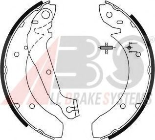8796 ABS Brake Shoe Set