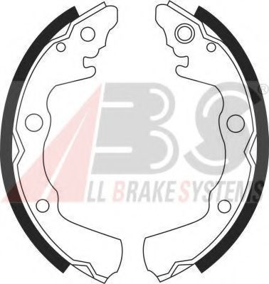 8840 ABS Brake Shoe Set
