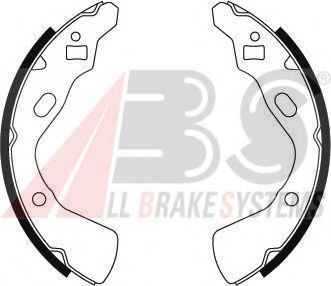 8857 ABS Brake System Brake Shoe Set