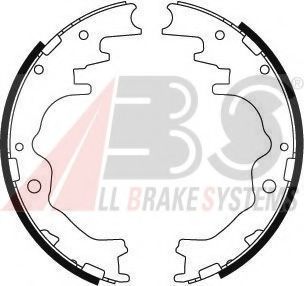 8869 ABS Brake System Brake Shoe Set