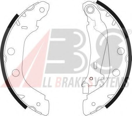 9030 ABS Brake System Brake Pad Set, disc brake