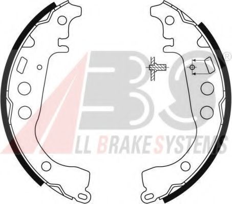 9058 ABS Brake Shoe Set