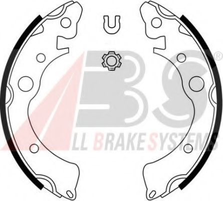 9136 ABS Brake Shoe Set