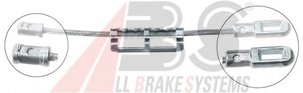 K12096 ABS Brake System Cable, parking brake