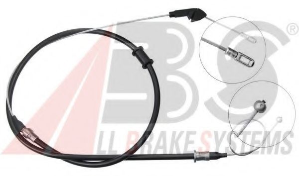 K12128 ABS Brake System Cable, parking brake