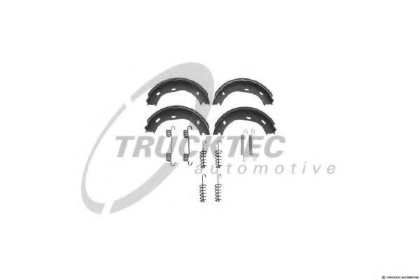 02.35.005 TRUCKTEC+AUTOMOTIVE Brake Shoe Set, parking brake
