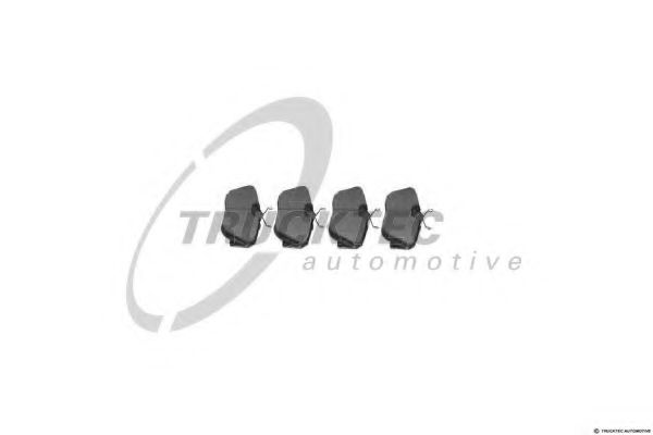 02.35.101 TRUCKTEC+AUTOMOTIVE Brake Pad Set, disc brake