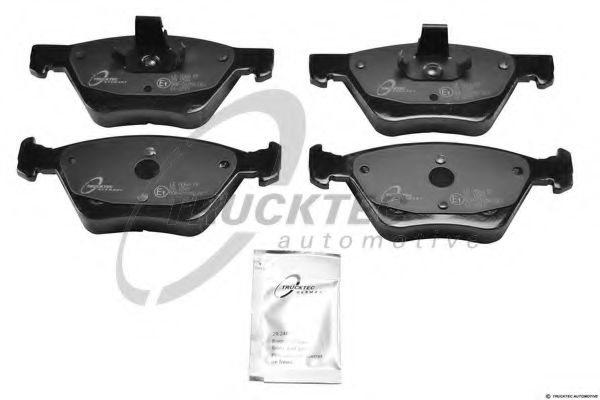 02.35.105 TRUCKTEC+AUTOMOTIVE Brake System Brake Pad Set, disc brake