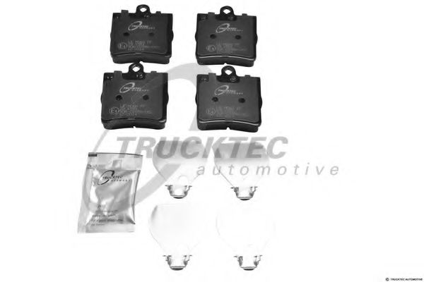 02.35.107 TRUCKTEC+AUTOMOTIVE Brake Pad Set, disc brake