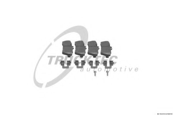 02.35.148 TRUCKTEC+AUTOMOTIVE Brake System Brake Pad Set, disc brake
