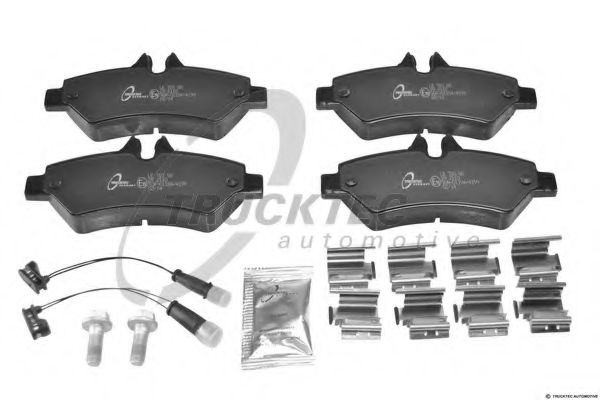 02.35.195 TRUCKTEC+AUTOMOTIVE Brake System Brake Pad Set, disc brake