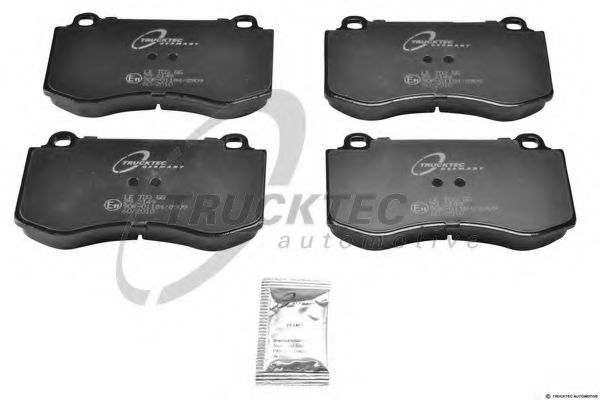 02.35.197 TRUCKTEC+AUTOMOTIVE Brake System Brake Pad Set, disc brake