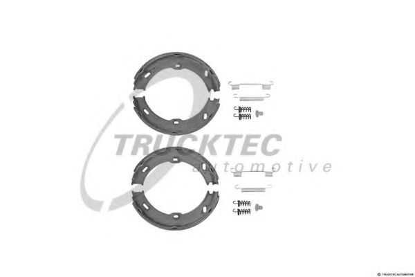 02.35.205 TRUCKTEC+AUTOMOTIVE Brake System Brake Shoe Set