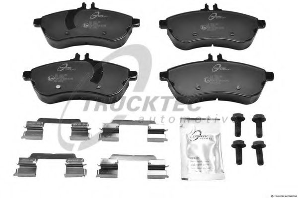 02.35.232 TRUCKTEC+AUTOMOTIVE Brake System Brake Pad Set, disc brake