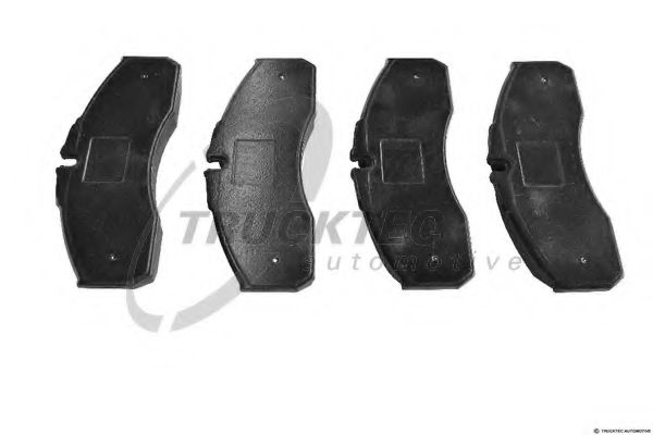 02.35.242 TRUCKTEC+AUTOMOTIVE Brake System Brake Pad Set, disc brake