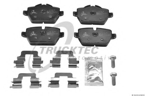 08.34.131 TRUCKTEC+AUTOMOTIVE Brake Pad Set, disc brake