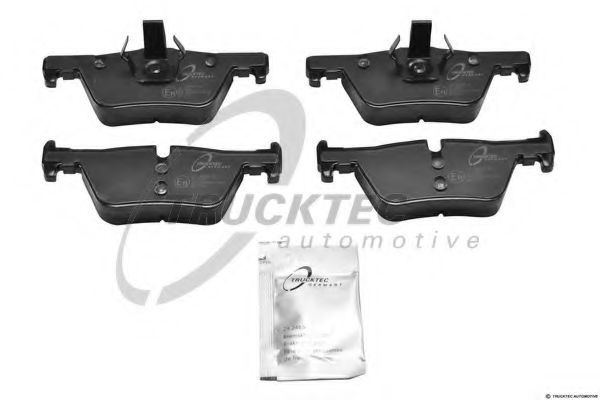 08.34.155 TRUCKTEC+AUTOMOTIVE Brake System Brake Pad Set, disc brake