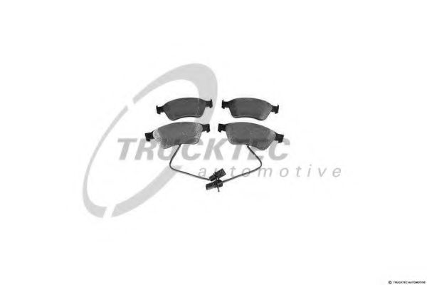 07.35.241 TRUCKTEC+AUTOMOTIVE Brake System Brake Pad Set, disc brake