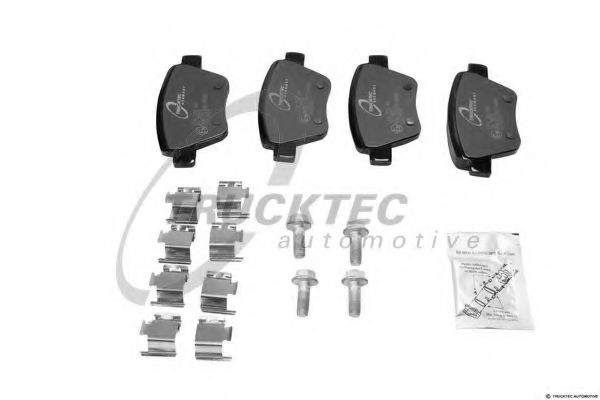 07.35.247 TRUCKTEC+AUTOMOTIVE Brake System Brake Pad Set, disc brake