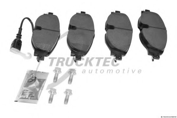 07.35.257 TRUCKTEC+AUTOMOTIVE Brake System Brake Pad Set, disc brake