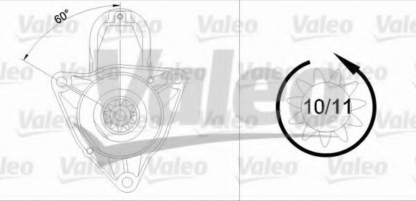 458041 VALEO Pressure converter, turbocharger