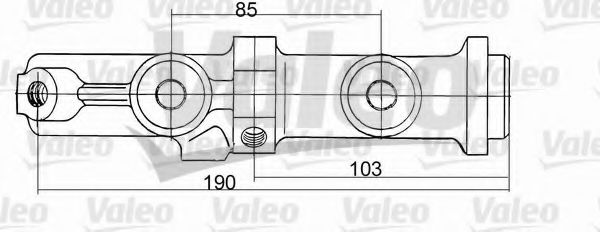 350680 VALEO Brake Pad Set, disc brake