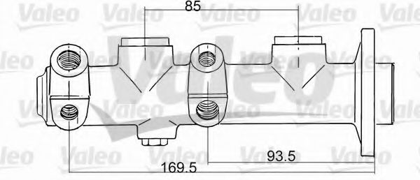 350710 VALEO Brake Pad Set, disc brake