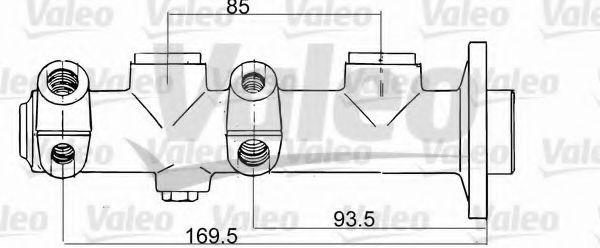 350628 VALEO Brake Pad Set, disc brake