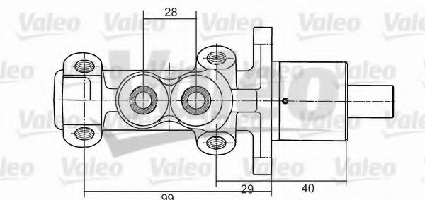 350704 VALEO Brake Pad Set, disc brake