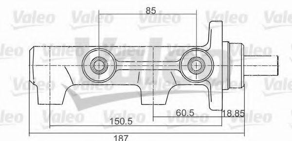 350713 VALEO Brake Pad Set, disc brake