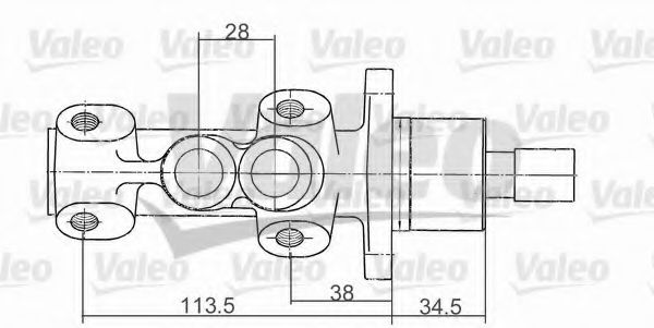 350809 VALEO Brake System Brake Pad Set, disc brake