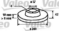 186594 VALEO Brake System Brake Disc