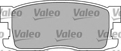 551738 VALEO Комплект тормозных колодок, дисковый тормоз
