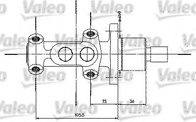 350821 VALEO Brake Pad Set, disc brake