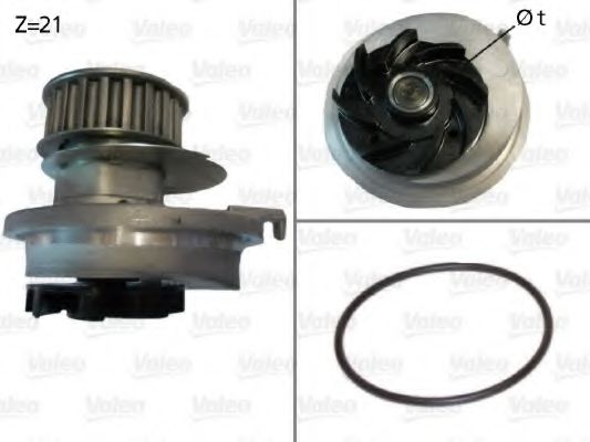 506005 VALEO Cooling System Water Pump