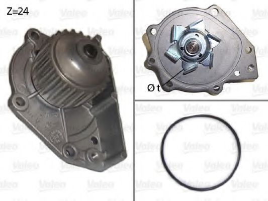506018 VALEO Cooling System Water Pump