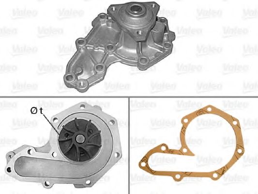 506019 VALEO Cooling System Water Pump