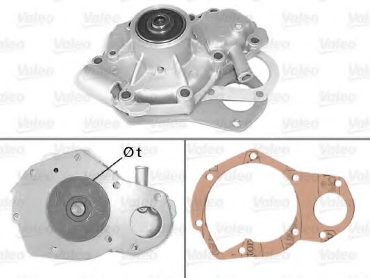 506076 VALEO Cooling System Water Pump
