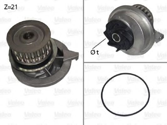 506080 VALEO Cooling System Water Pump