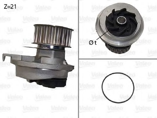 506087 VALEO Cooling System Water Pump