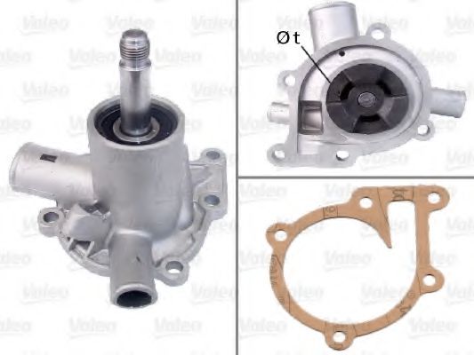 506108 VALEO Cooling System Water Pump