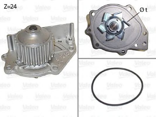 506114 VALEO Cooling System Water Pump