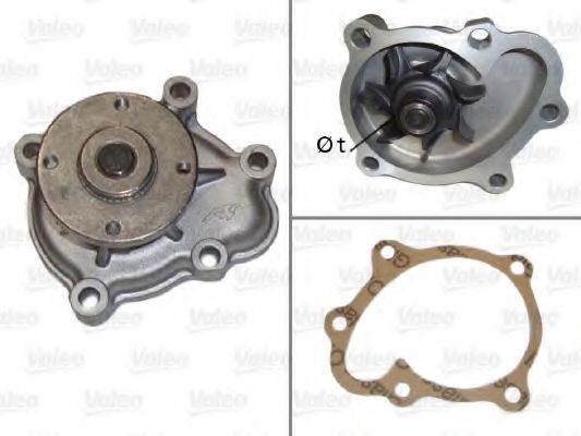 506153 VALEO Cooling System Water Pump