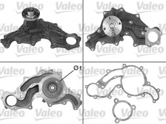 506158 VALEO Cooling System Water Pump