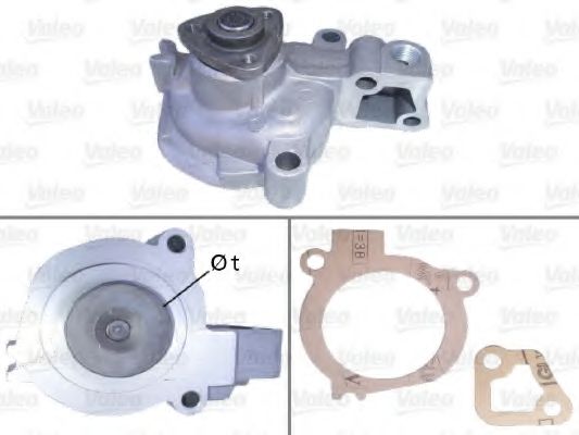 506165 VALEO Cooling System Water Pump