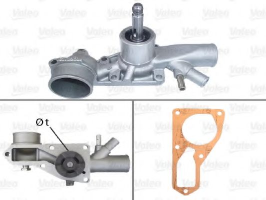 506245 VALEO Cooling System Water Pump