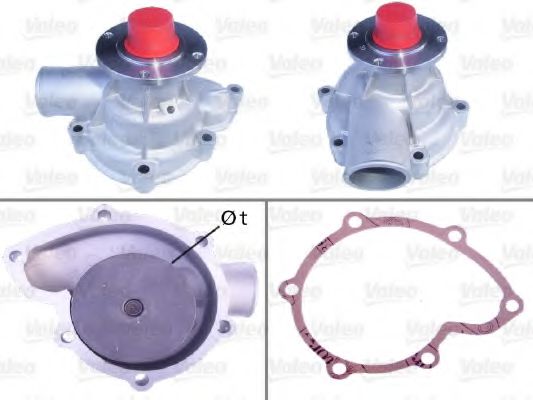 506249 VALEO Cooling System Water Pump